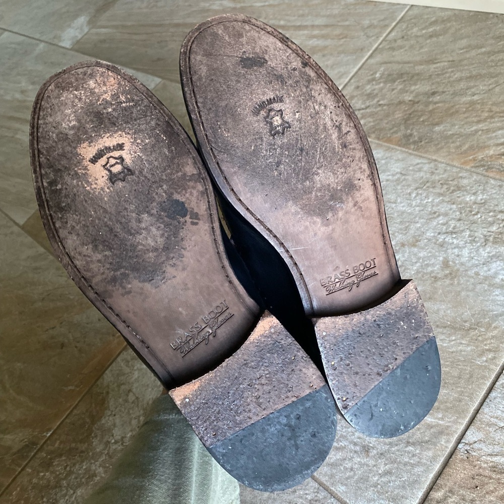 BRASS Boot Walking Gloves Tasseled Loafer - Picture 13 of 13
